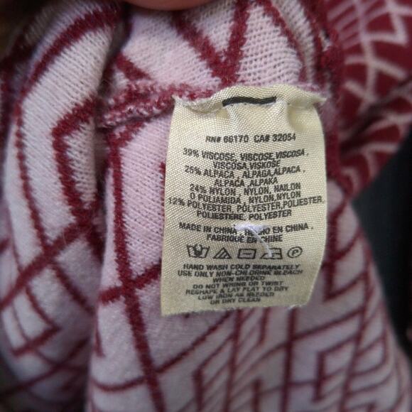 Moth Anthropologie Cowl Neck Sweater Womens XS Alpaca Blend Oversized Tunic - Picture 6 of 12